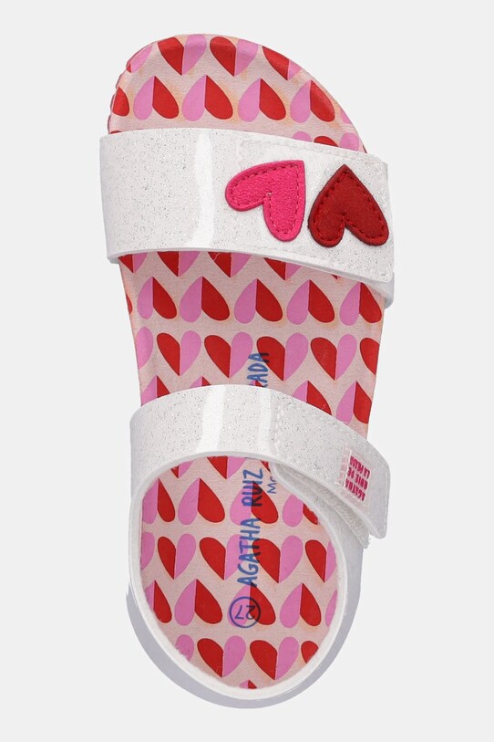 Παιδικά σανδάλια Agatha Ruiz de la Prada λευκό 252940.20.27