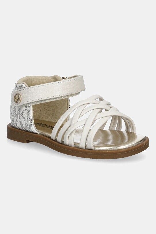 Παιδικά σανδάλια Michael Kors JENSYN επικαλυμμένο δέρμα μπεζ MK01984250