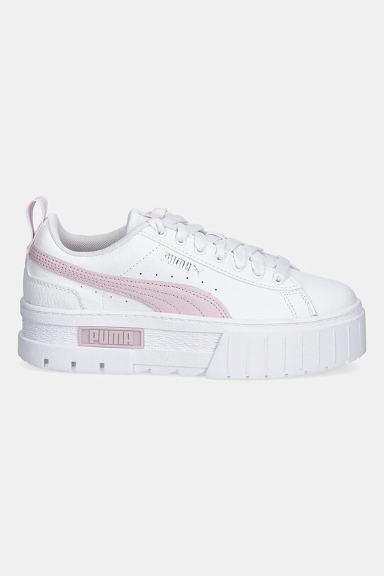 Παιδικά δερμάτινα αθλητικά παπούτσια Puma Mayze Lth Jr 384527 ροζ SS25