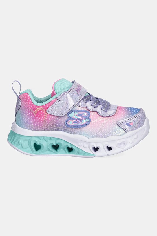 Παιδικά αθλητικά παπούτσια Skechers FLUTTER HEART LIGHTS 302315N μωβ SS25