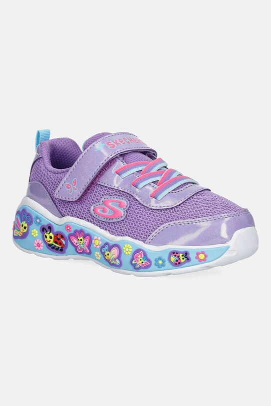 Παιδικά αθλητικά παπούτσια Skechers PLAY SCENE συνθετικό μωβ 303158N