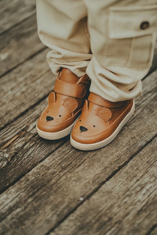 Παιδικά δερμάτινα αθλητικά παπούτσια Donsje Mika Sneakers Bear 2030201.22.28