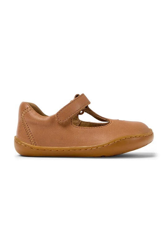 Δερμάτινα παιδικά κλειστά παπούτσια Camper Peu Cami TWS FW K800564 καφέ SS25