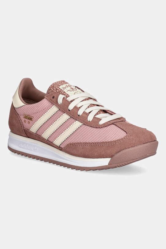 Αθλητικά adidas Originals SL 72 RS δέρμα σαμουά ροζ JP9665