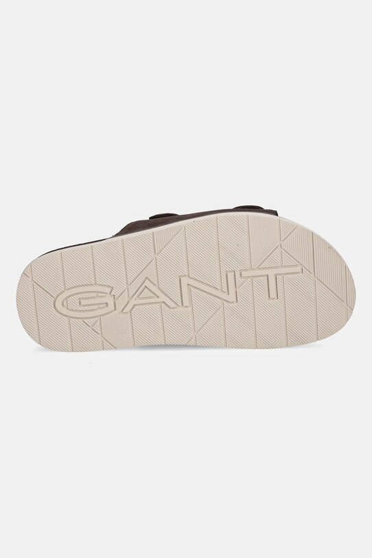 Παντόφλες σουέτ Gant Fairfo 30631863.G46 καφέ