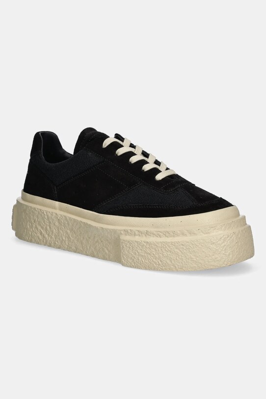 Αθλητικά MM6 Maison Margiela δέρμα σαμουά μαύρο SH1WS0013.P8086