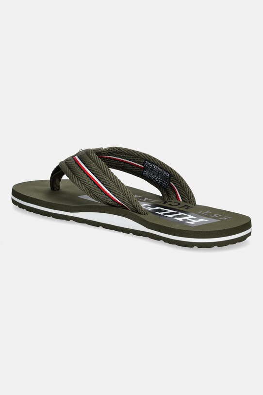 Παπούτσια Σαγιονάρες Tommy Hilfiger CORPORATE HILFIGER BEACH SANDAL FM0FM05436 πράσινο