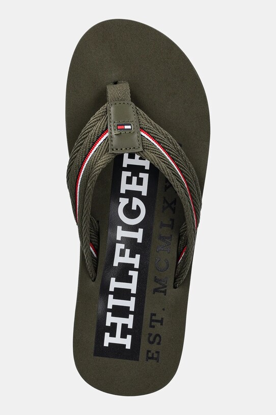 Σαγιονάρες Tommy Hilfiger CORPORATE HILFIGER BEACH SANDAL πράσινο FM0FM05436