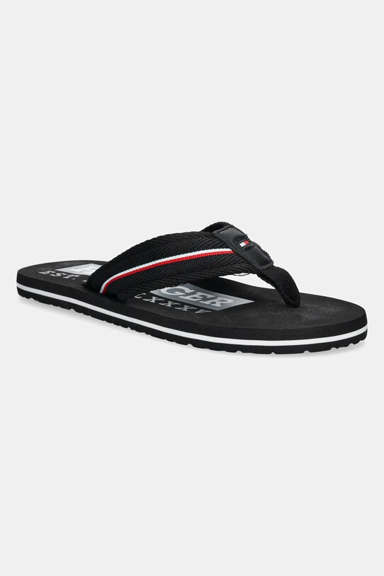 Σαγιονάρες Tommy Hilfiger CORPORATE HILFIGER BEACH SANDAL μαύρο FM0FM05436