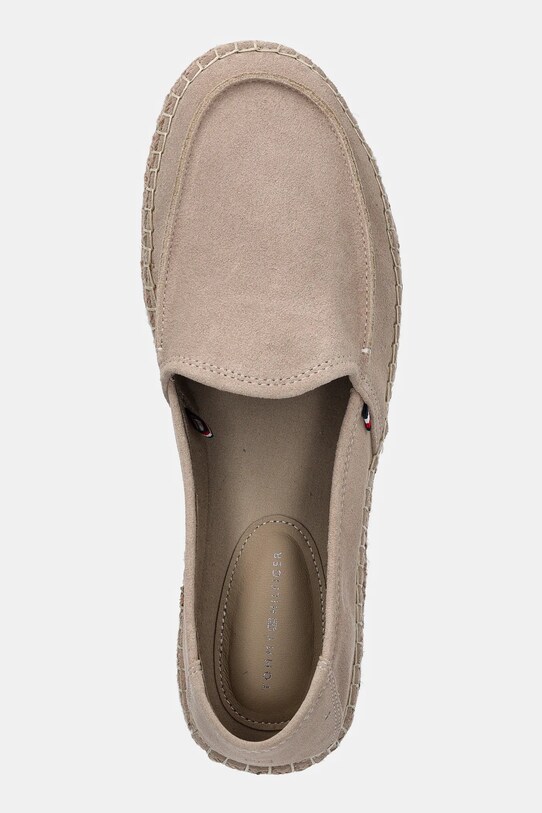 Εσπαντρίγιες σουέτ Tommy Hilfiger HILFIGER FLEX ESPA SUEDE LOAFER μπεζ FM0FM05392