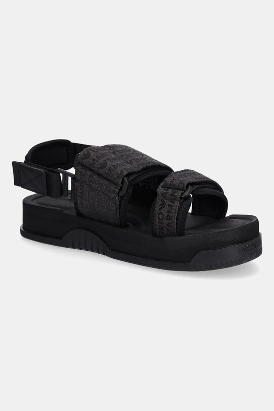 Σανδάλια Emporio Armani συνθετικό μαύρο X4P141.XR343.K001