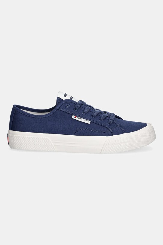 Πάνινα παπούτσια Tommy Jeans LACE UP CANVAS COLOR EM0EM01543 σκούρο μπλε SS25
