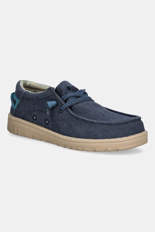 Κλειστά παπούτσια Jeep SAMOA WALLABEE CVS υφασμάτινο σκούρο μπλε JM51032A