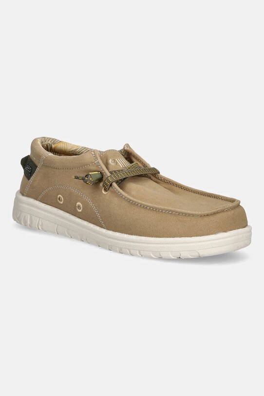 Κλειστά παπούτσια Jeep SAMOA WALLABEE CVS υφασμάτινο μπεζ JM51032A