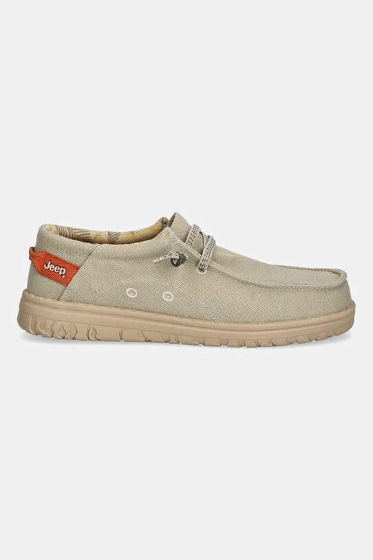 Κλειστά παπούτσια Jeep SAMOA WALLABEE CVS JM51032A μπεζ SS25