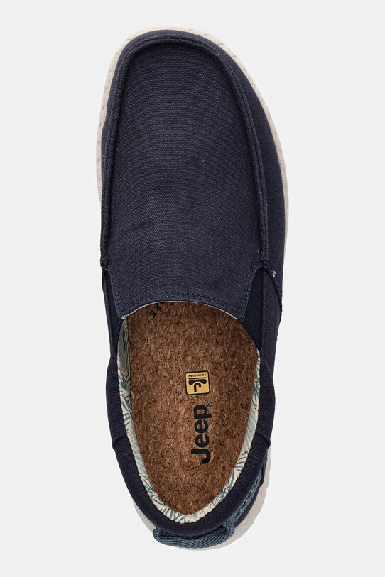 Πάνινα παπούτσια Jeep SAMOA SLIP ON CVS σκούρο μπλε JM51033A
