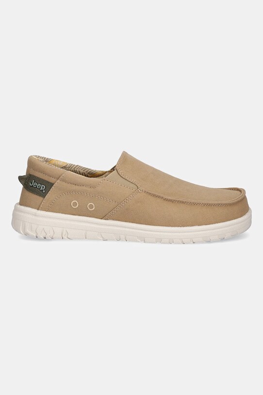 Πάνινα παπούτσια Jeep SAMOA SLIP ON CVS JM51033A καφέ SS25