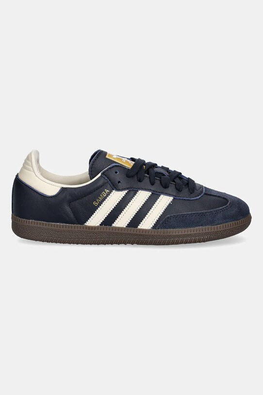 Δερμάτινα αθλητικά παπούτσια adidas Originals Samba OG ID2056 σκούρο μπλε SS25