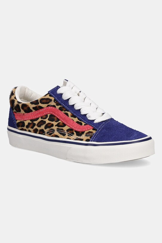 Σουέτ sneakers Vans Old Skool φλατ σκούρο μπλε VN000D5N1PE1