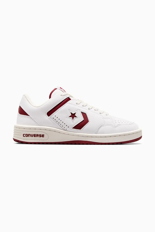 Δερμάτινα αθλητικά παπούτσια Converse Weapon φλατ λευκό A12744C