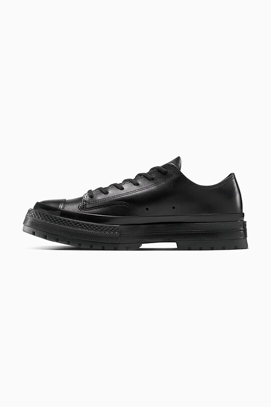 Δερμάτινα ελαφριά παπούτσια Converse Chuck 70 National A14188C μαύρο