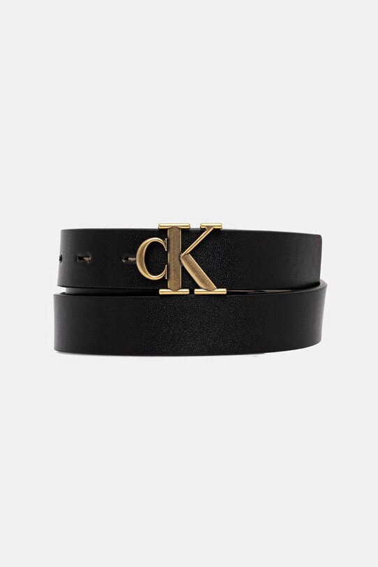 Ζώνη Calvin Klein Jeans συνθετικό μαύρο LV04K7005G