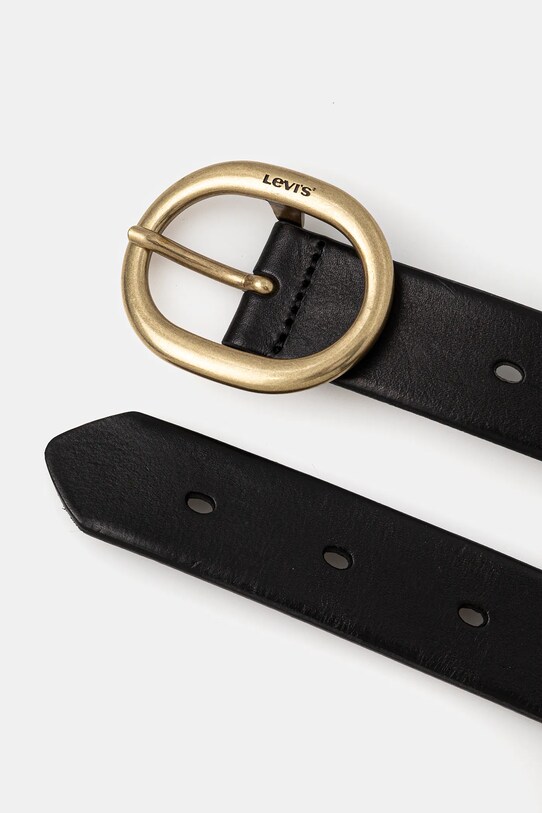 Ζώνη Levi's D7791.0001 μαύρο SS25