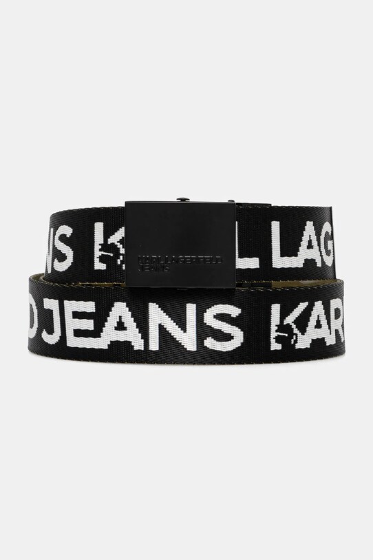 Αναστρέψιμη ζώνη Karl Lagerfeld Jeans μαύρο A1M33131