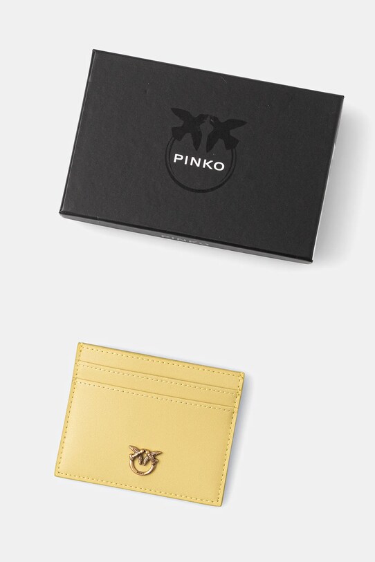 Αξεσουάρ Δερμάτινη θήκη για κάρτες Pinko 103762.A0F1 πράσινο