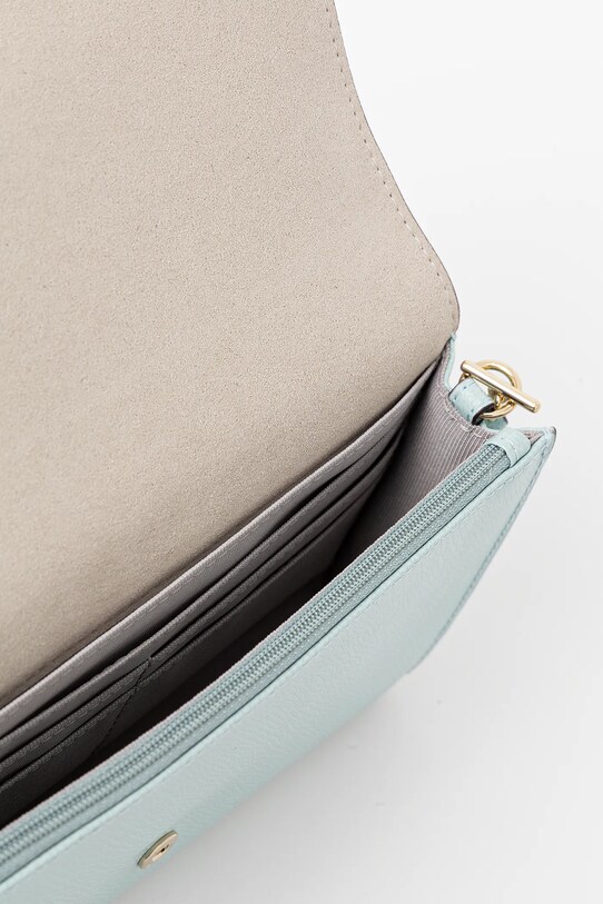 Δερμάτινη τσάντα Furla WE00675.ARE000.AQ000 τιρκουάζ
