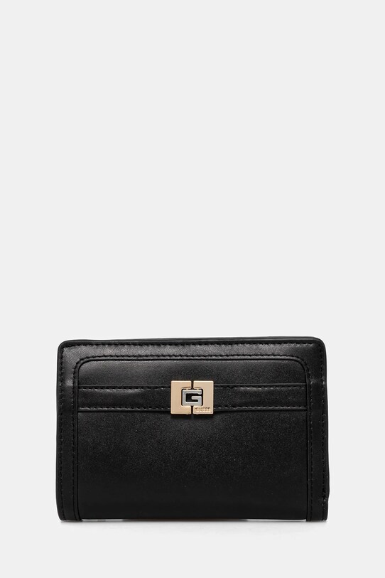 Δερμάτινο πορτοφόλι Guess λείο δέρμα μαύρο RW1719.P5101