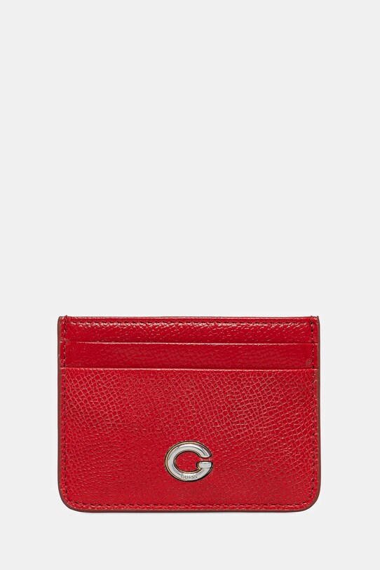 Δερμάτινη θήκη για κάρτες Guess θήκη για κάρτες κόκκινο RW1762.P5201