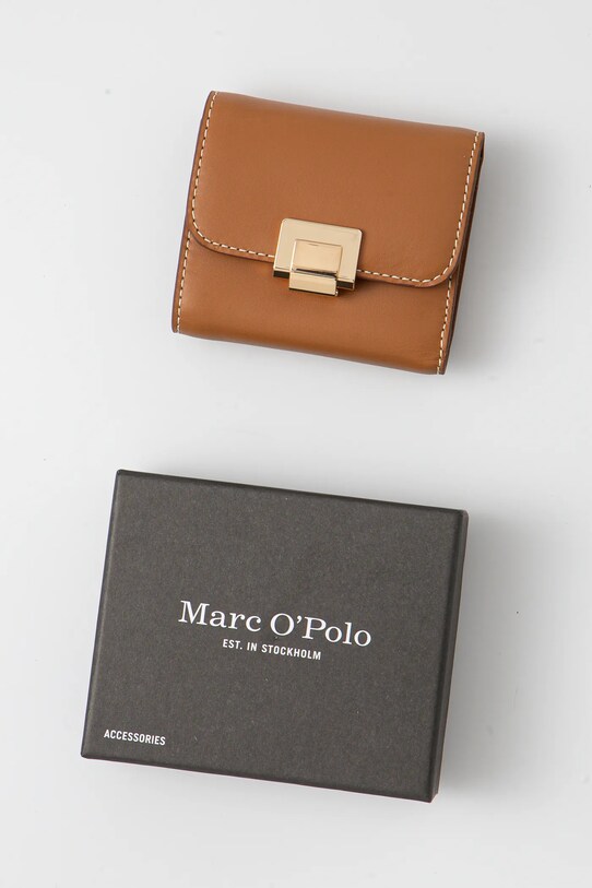 Δερμάτινο πορτοφόλι Marc O'Polo 50319905702204 καφέ