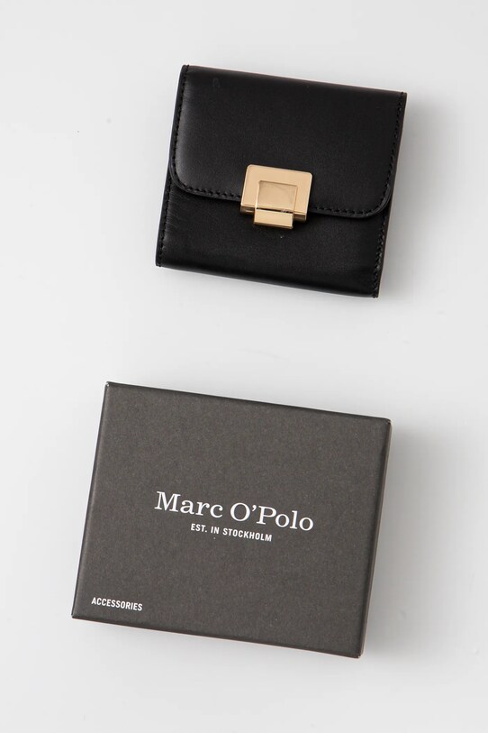 Δερμάτινο πορτοφόλι Marc O'Polo 50319905702204 μαύρο