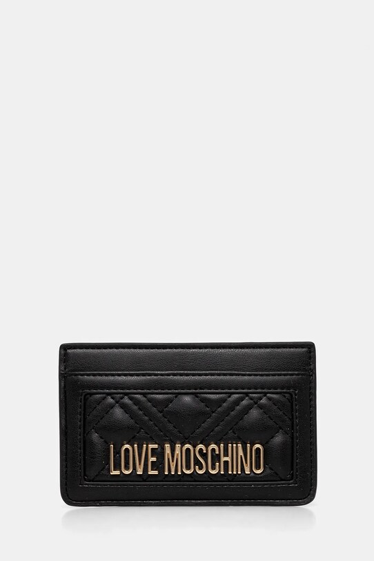 Πορτοφόλι Love Moschino απομίμηση λείου δέρματος μαύρο JC5659PP0MLA0000