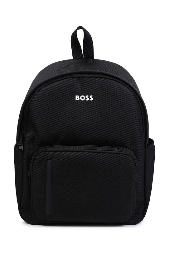 Παιδικό σακίδιο BOSS υφασμάτινο μαύρο J51708