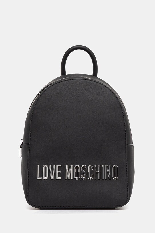 Σακίδιο πλάτης Love Moschino απομίμηση λείου δέρματος μαύρο JC4193PP1