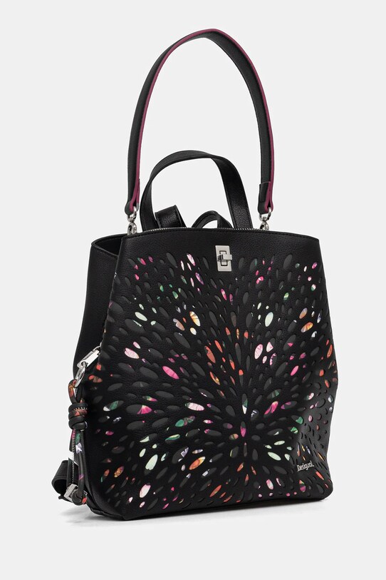 Σακίδιο πλάτης Desigual BLACKWELL SUMY MINI 25SAKP25 μαύρο SS25