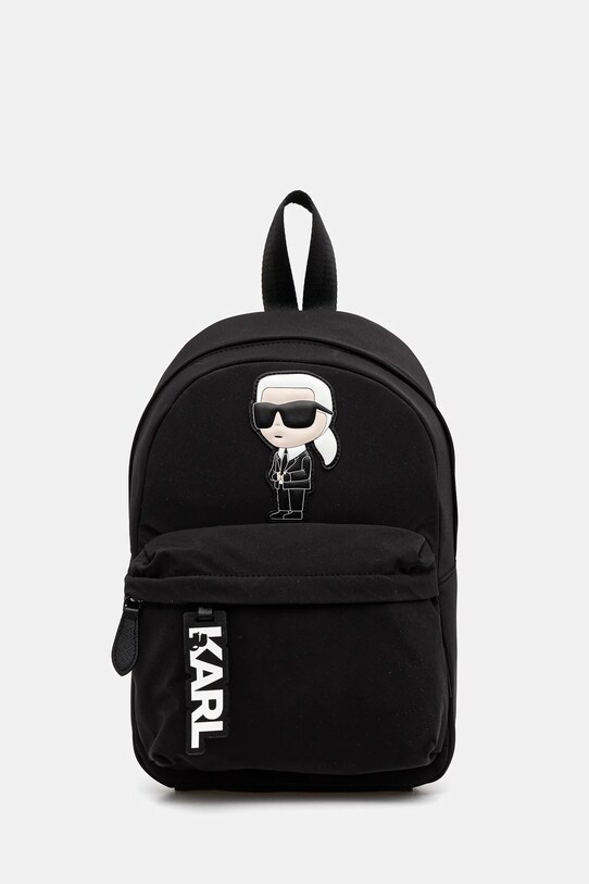 Παιδικό σακίδιο Karl Lagerfeld υφασμάτινο μαύρο Z30406