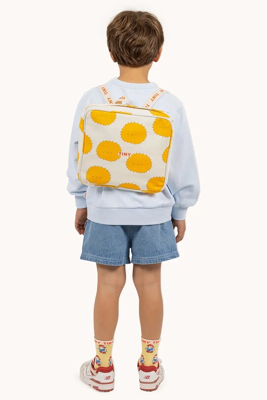 Παιδικό σακίδιο Tinycottons SUN TODDLER BACKPACK υφασμάτινο μπεζ SS25.402