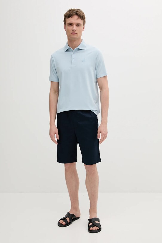 Πόλο Karl Lagerfeld 552221.745750 μπλε SS25