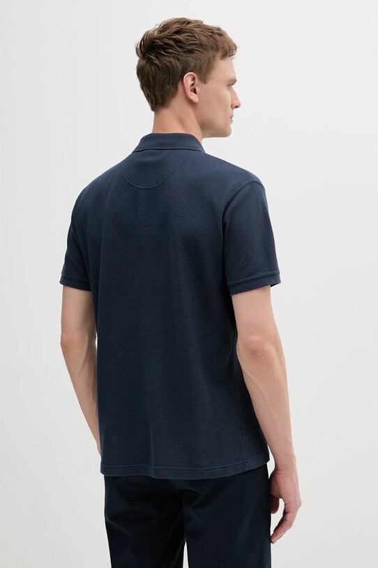 Ρούχα Βαμβακερό μπλουζάκι πόλο Barbour Hingham Polo Shirt MML1458 σκούρο μπλε
