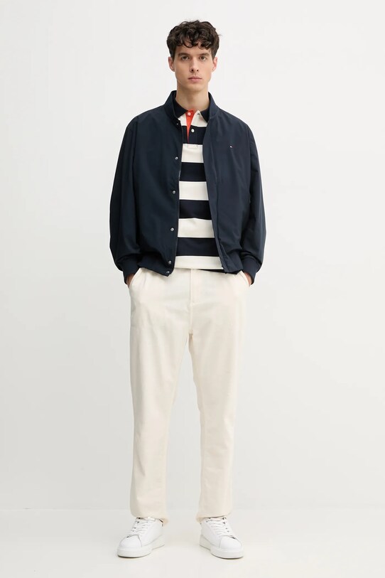 Πόλο Tommy Hilfiger MW0MW39045 σκούρο μπλε SS25