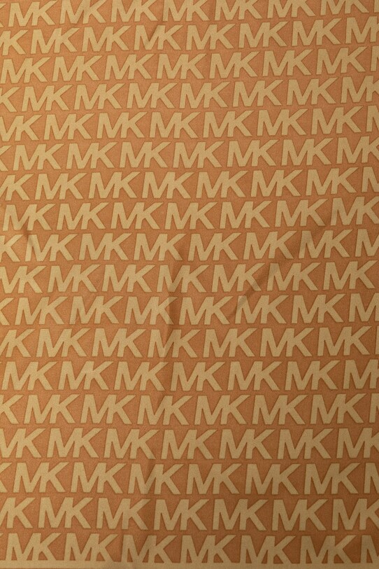 Μεταξωτό φουλάρι MICHAEL Michael Kors 540219 καφέ SS25