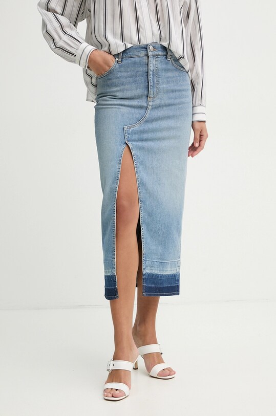 Τζιν φούστα Pinko casual μπλε 104628.A2EA