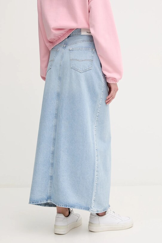 Ρούχα MAXI SKIRT HW STUD PL901211R μπλε