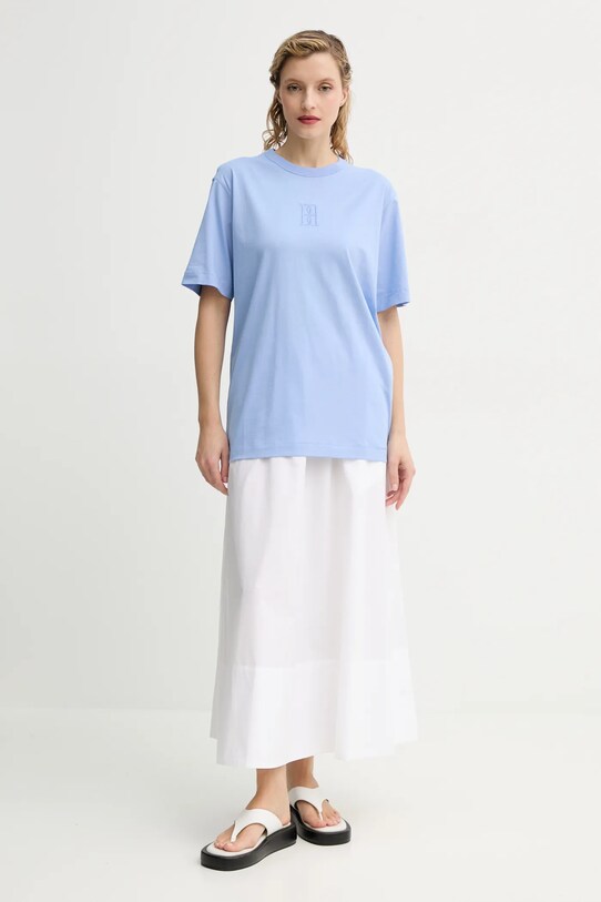 Βαμβακερή φούστα By Malene Birger PHEOBES 102064 λευκό SS25