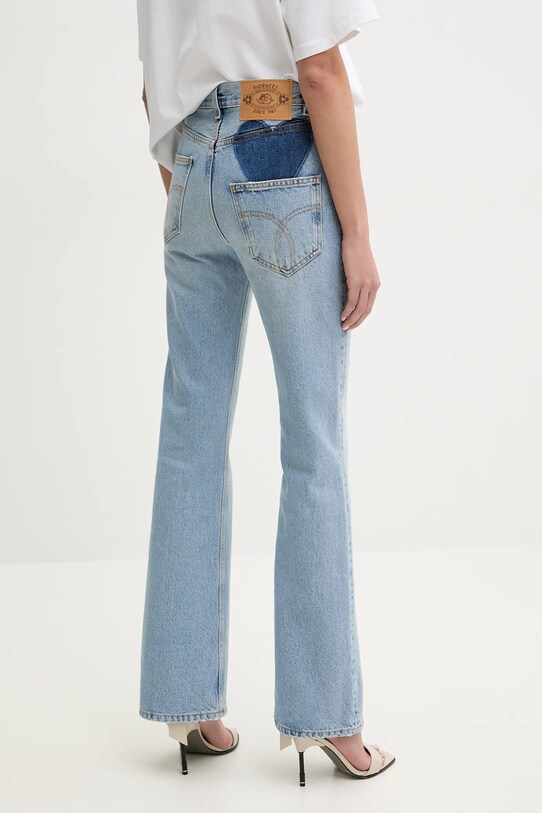 Ρούχα Τζιν παντελόνι Fiorucci Faded Heart Pocket Flared Jeans U02SPDJE075DN01DN01 μπλε