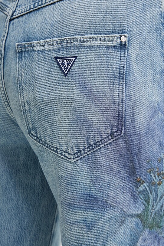 Τζιν παντελόνι Guess BELLFLOWER μπλε W5RA82.D5LG2