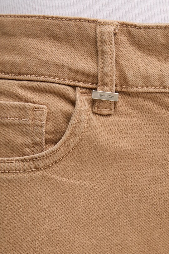 Τζιν παντελόνι United Colors of Benetton πράσινο 4WDDDE029